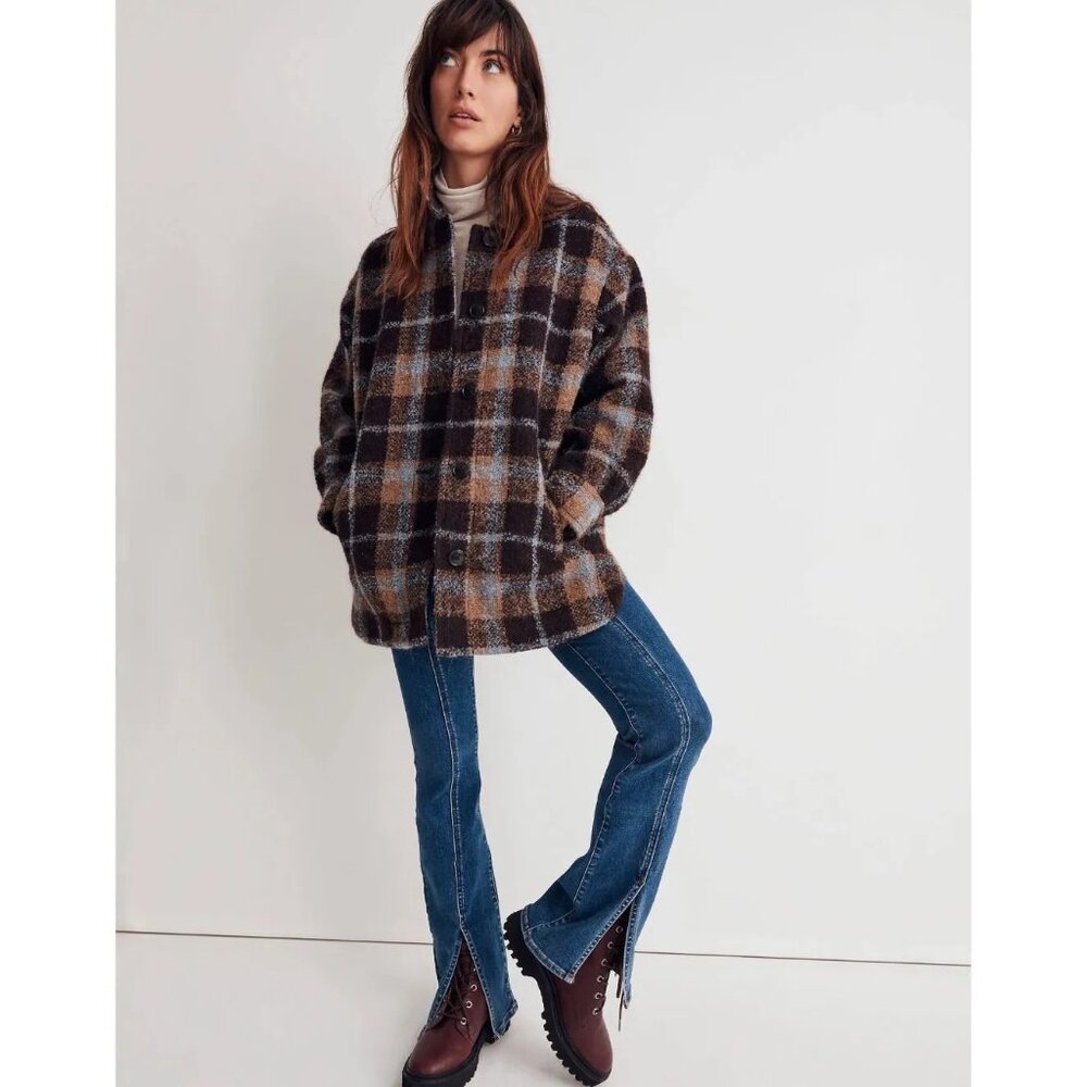 Madewell Women's Belrose Shacket - in Plaid